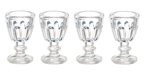 Crystal Glasses Set, 4 pc.